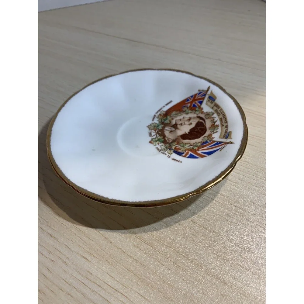 Jason Bone China Saucer Opening St. Lawrence Seaway State Visit To Canada 1959
